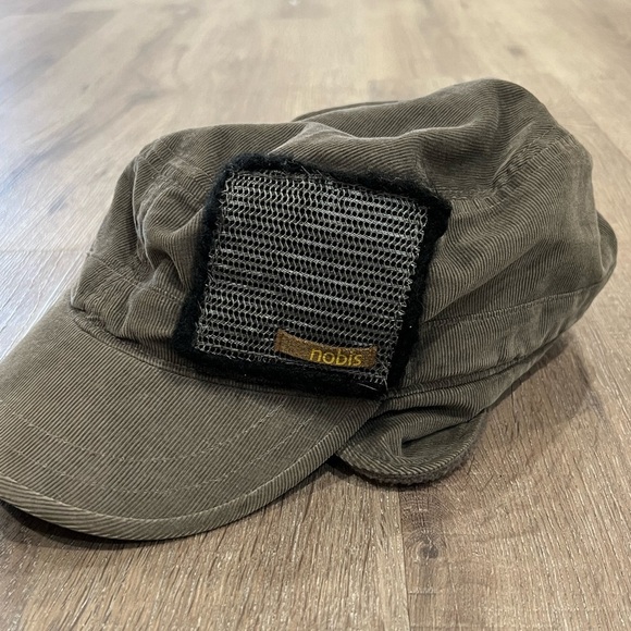 Nobis Canada Corduroy Brown Hat Ear Flaps Cap Unisex - Picture 2 of 6